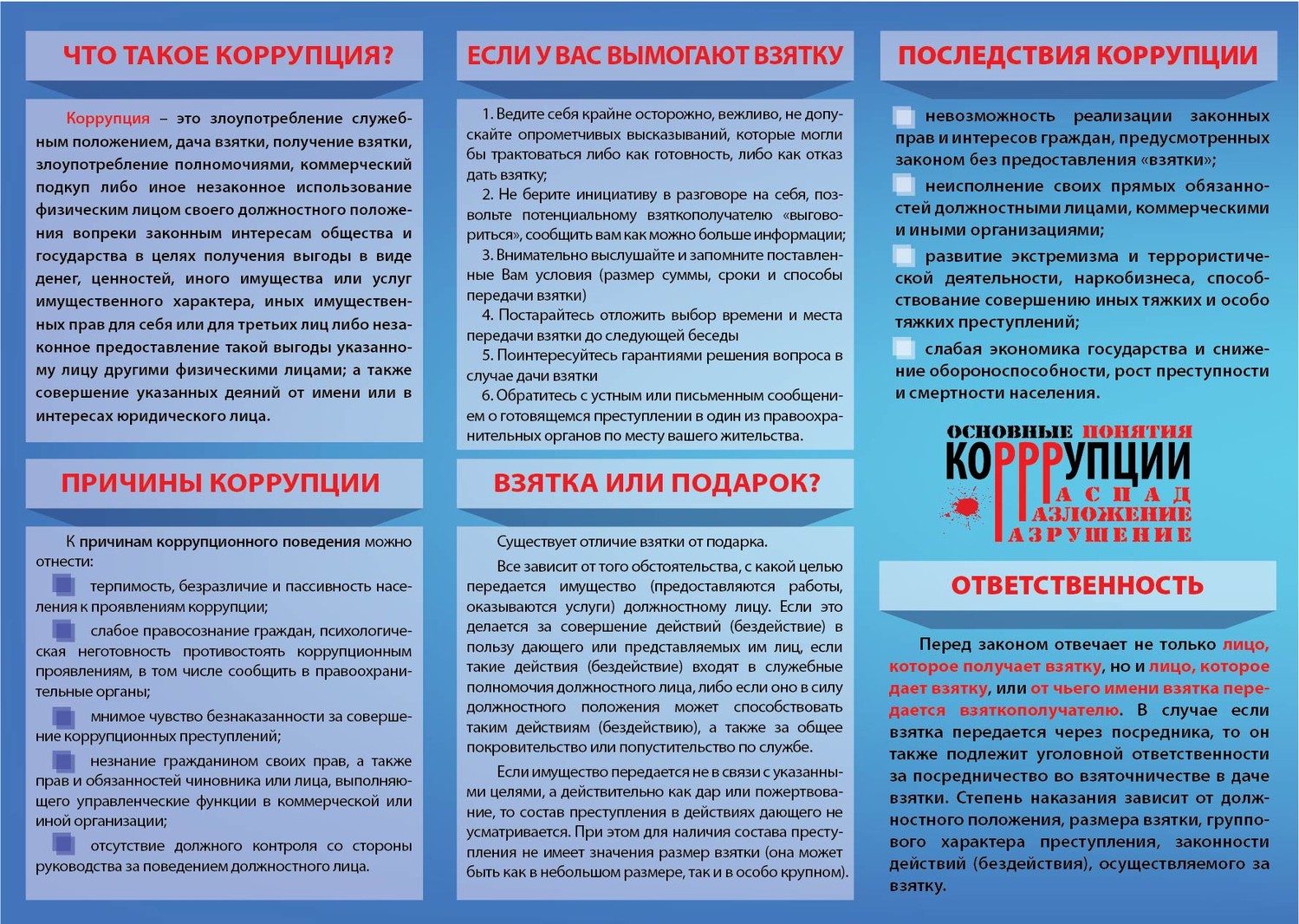 Картинки по противодействию коррупции для сотрудников информация для стенда